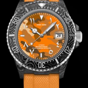 HYDROCORE碳纖維手錶-迷彩火焰