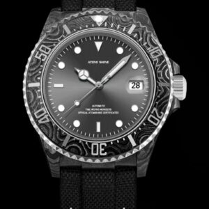 HYDROCORE碳纖維手錶-午夜碳