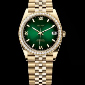 EONDATE鑽石手錶-奢華綠色