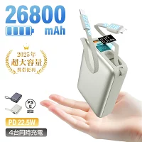 【2025款】26800mAh/99.16Wh大容量移動電池
