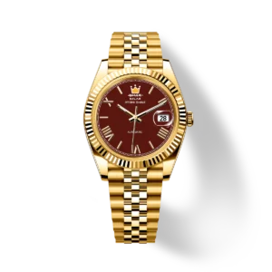 EONDATE MAXI 經典腕錶-深紅色皇冠