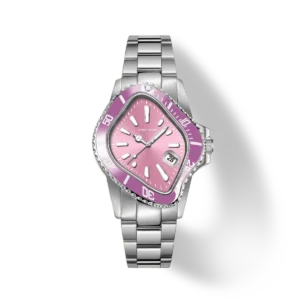 XENOFLUX 經典腕錶-粉紅色經線