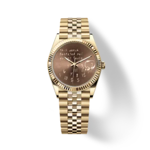 EONDATE經典手錶-金色混沌