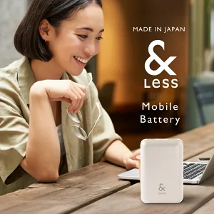 [&Less] 10,000mAh 行動電池 (灰色) [日本製造]