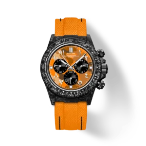 VELOCIREX碳纖維手錶-橘色計時碼表